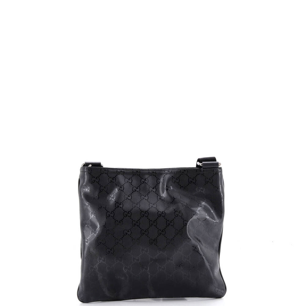 Gucci Front Zip Flat Messenger Bag Gg #226543G71B - Picture 3 of 6